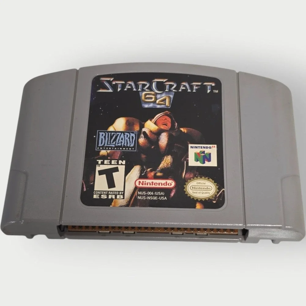 STARCRAFT 64 BOX And CART -No Manual TESTED WORKS RARE GAME